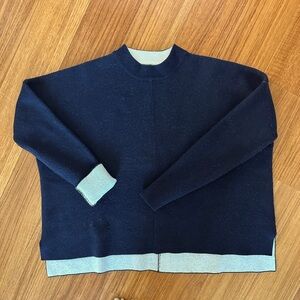 DEMYLEE Wool Cashmere Mock Neck Sweater Sz. M